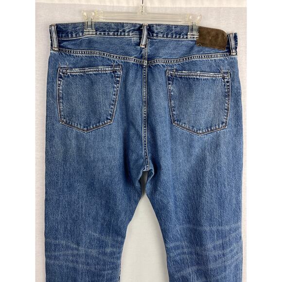 Todd Snyder Jeans Mens Classic Fit Selvedge Denim Casual Grunge Distressed Fall - Picture 4 of 11